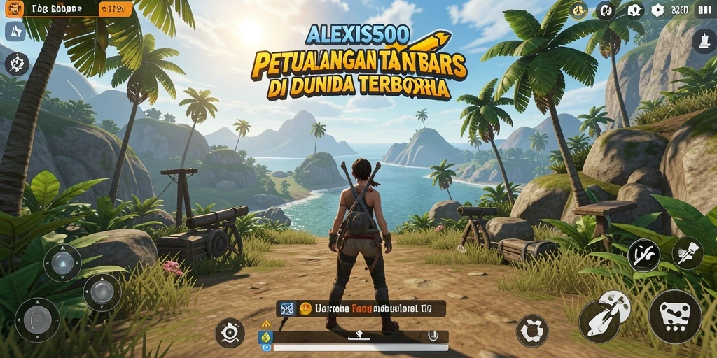 Gameplay mendalam di dunia terbuka ALEXIS500 yang menakjubkan.
