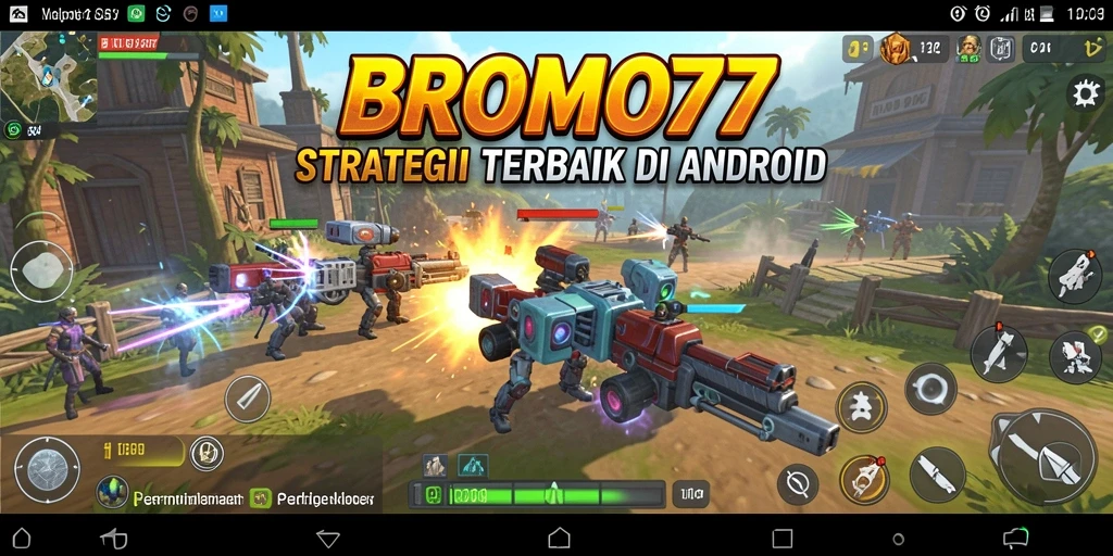 Tampilan aksi pertempuran seru di BROMO77.