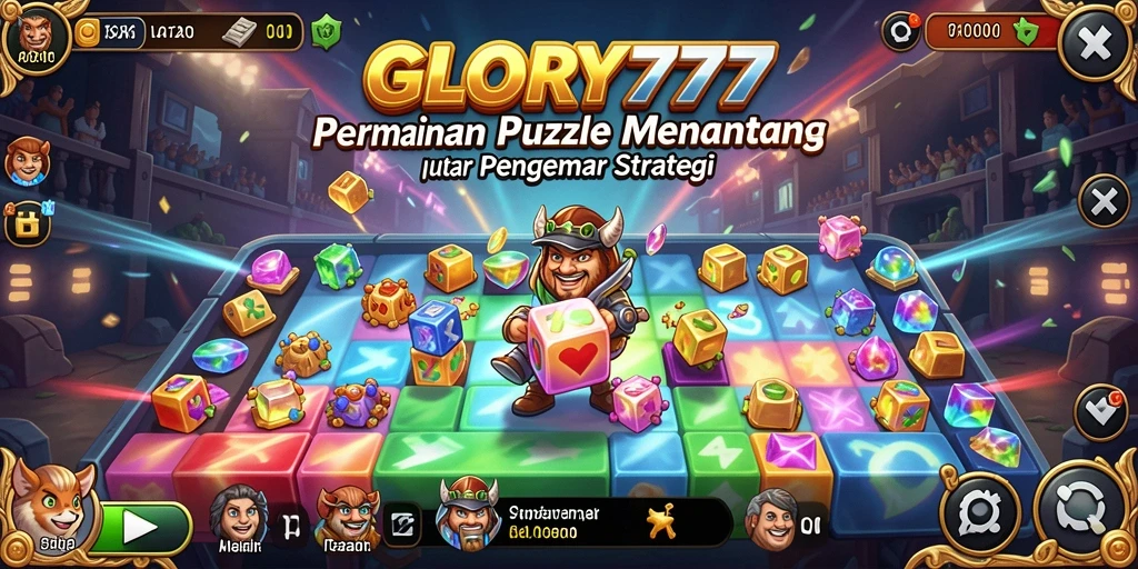 Tampilan gameplay menantang dari GLORY777 yang penuh strategi.
