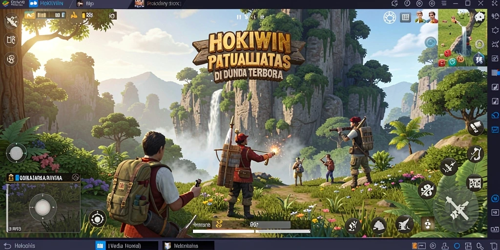 Gameplay HOKIWIN yang menarik di dunia terbuka.