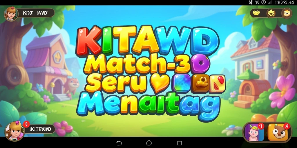 Tampilan gameplay KITAWD yang menarik dan penuh warna.