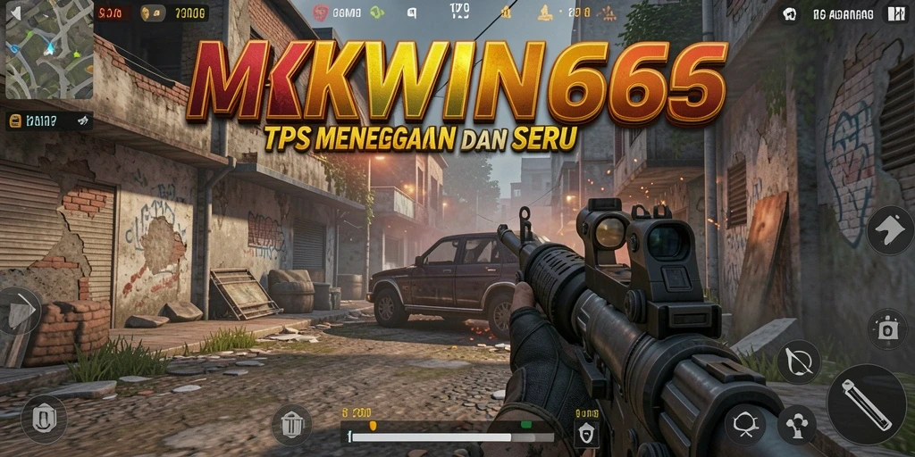 Screenshot gameplay seru dari MKWIN666 dengan aksi tembak-menembak.