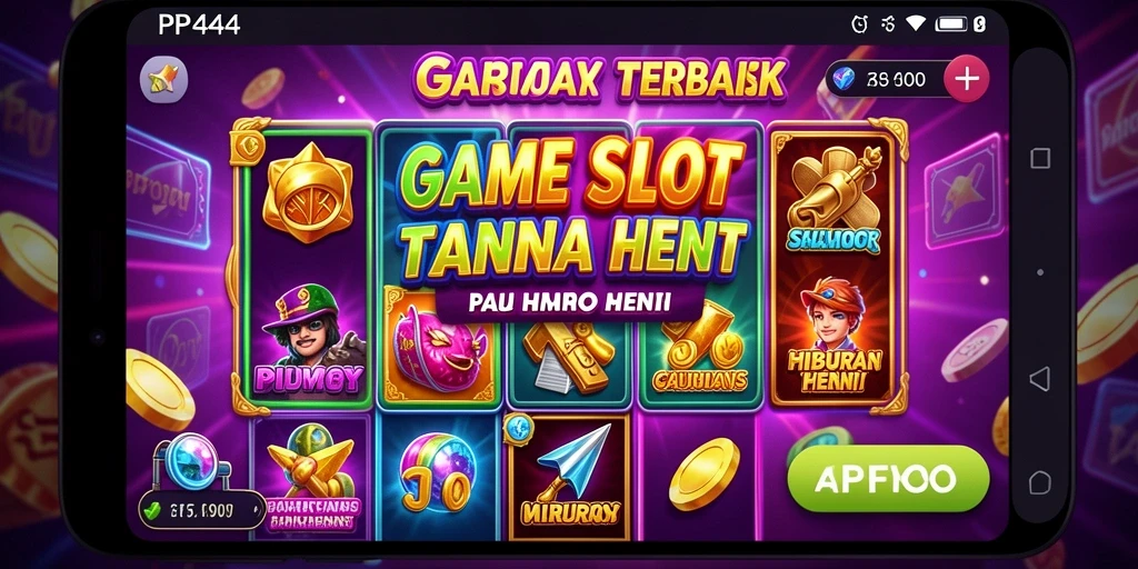Screenshot gameplay Slot PP444 yang penuh warna dan menarik.