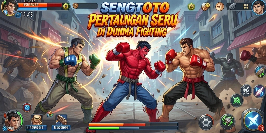 Tampilan aksi mendebarkan dalam gameplay SENGTOTO.